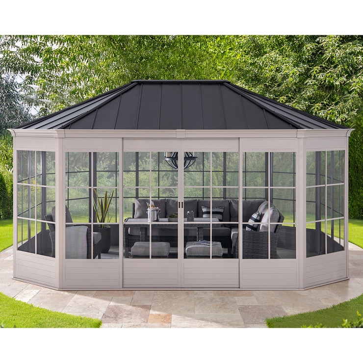 썬조이 케이프 블루 1216 스크린하우스- 베이지/탠