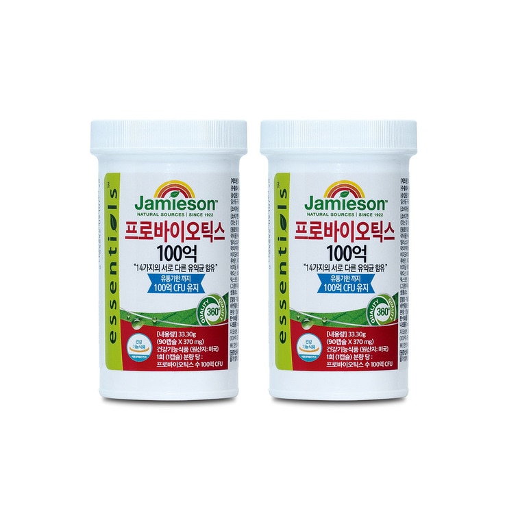 자미에슨 프로바이오틱스 370mg x 90캡슐 x 2병