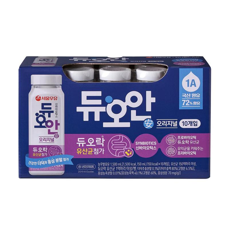 서울우유 듀오안 150ML X 10