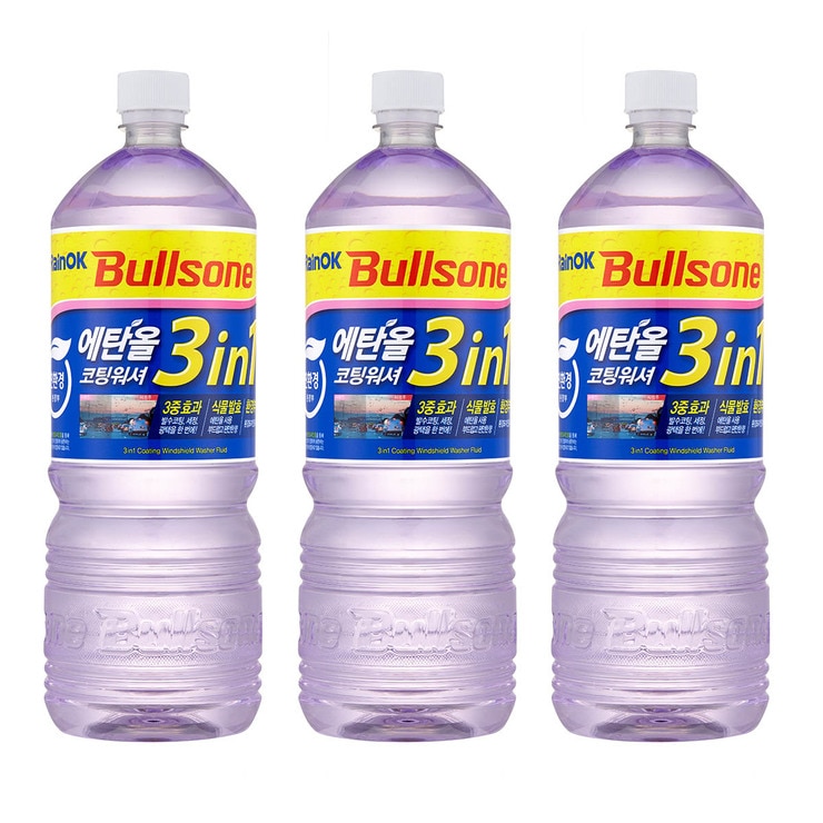 불스원 3 IN 1 워셔액 1.8L 3개