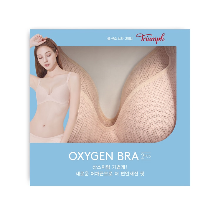 트라이엄프 여성 직조 쿨 산소브라 2매