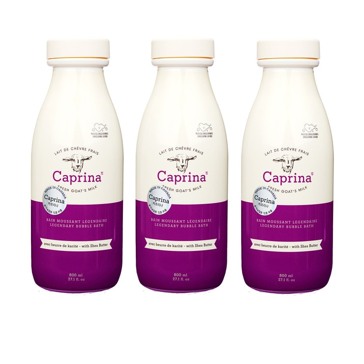 카프리나 산양밀크 버블배쓰(시어버터향) 800ml X 3