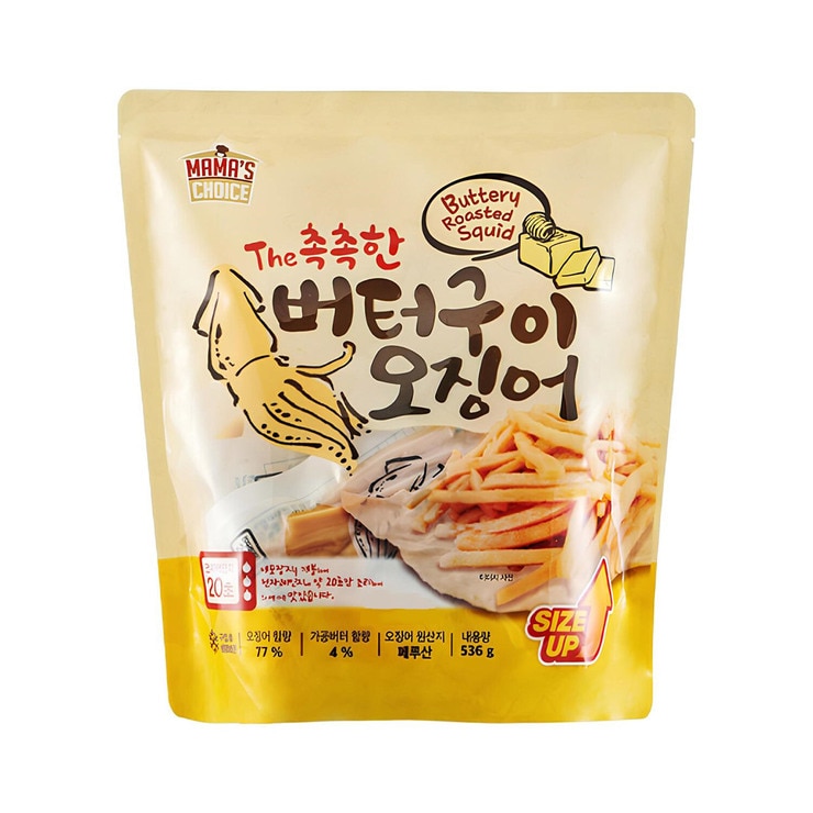 Mama's Choice 촉촉한 버터구이 오징어 67g x 8