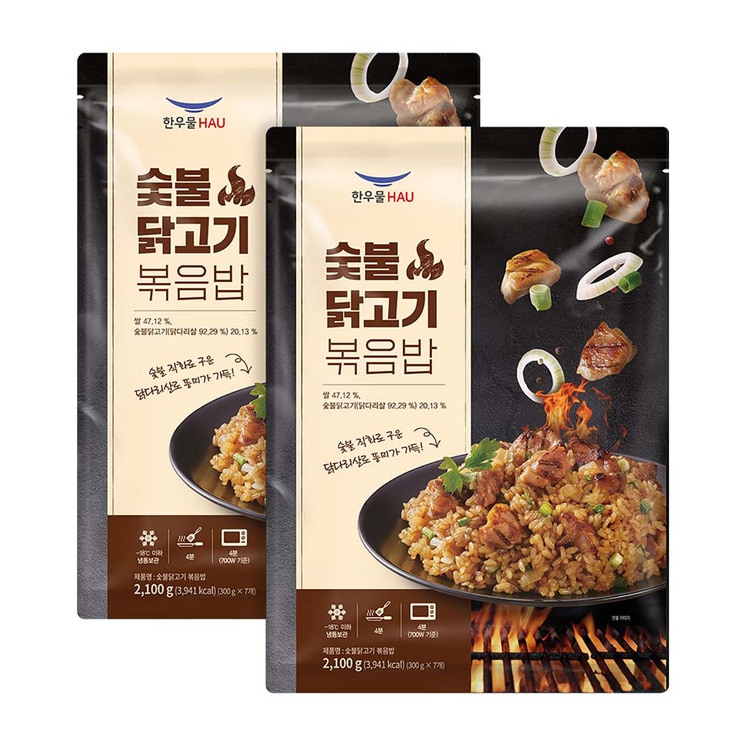 한우물숯불닭고기볶음밥300g x 7 x 2봉(4200g)