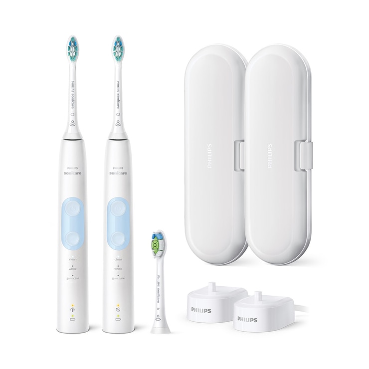 필립스 소닉케어 전동칫솔 2팩 HX6403/70