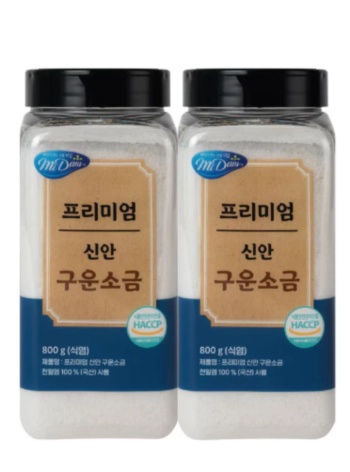 미담 신안 구운 천일염 800G X 2