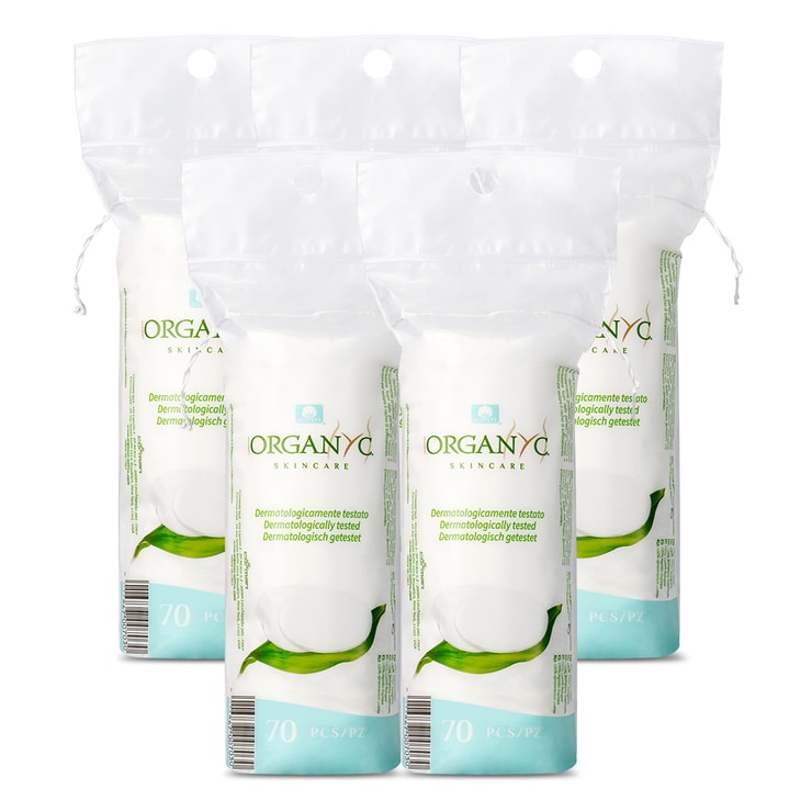 콜만 오가닉 뷰티패드 화장솜 70매 x 5