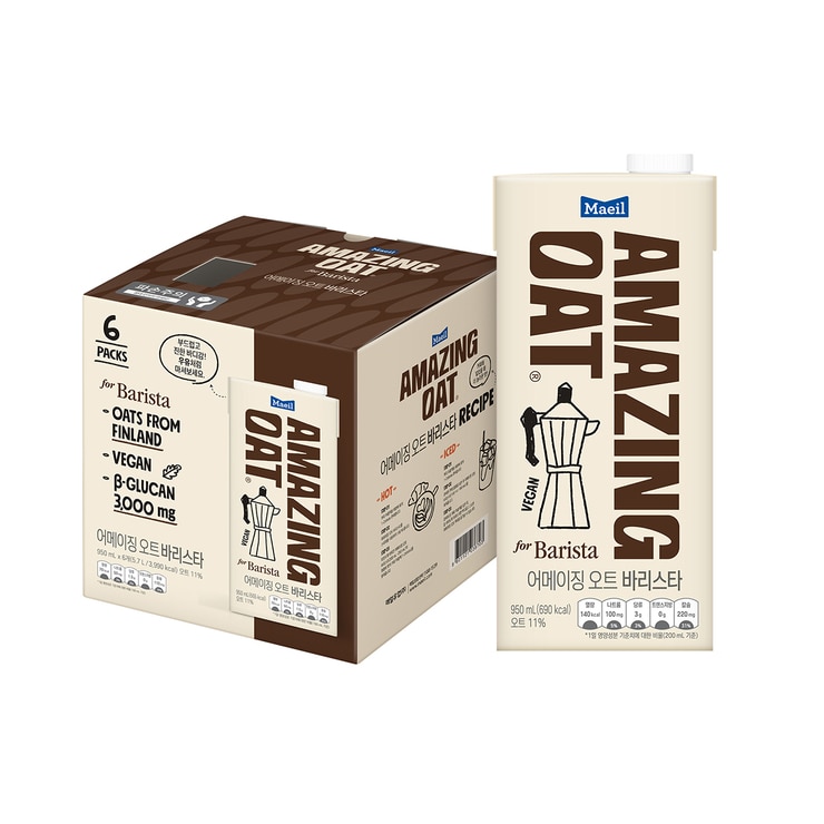 어메이징오트 바리스타 950ml x 6