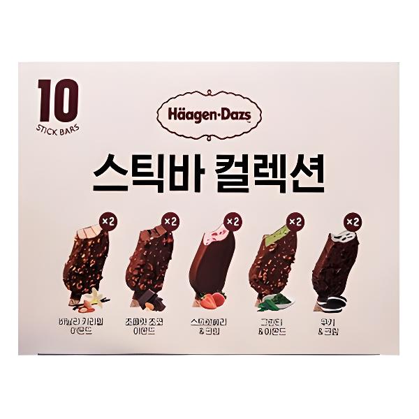 HAAGEN-DAZS 스틱바 80ML X 10CT