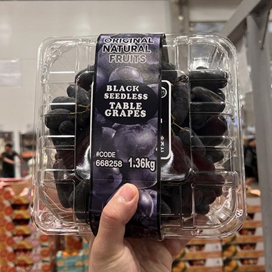 씨없는블랙포도 (1.36KG) 원산지:별도표시