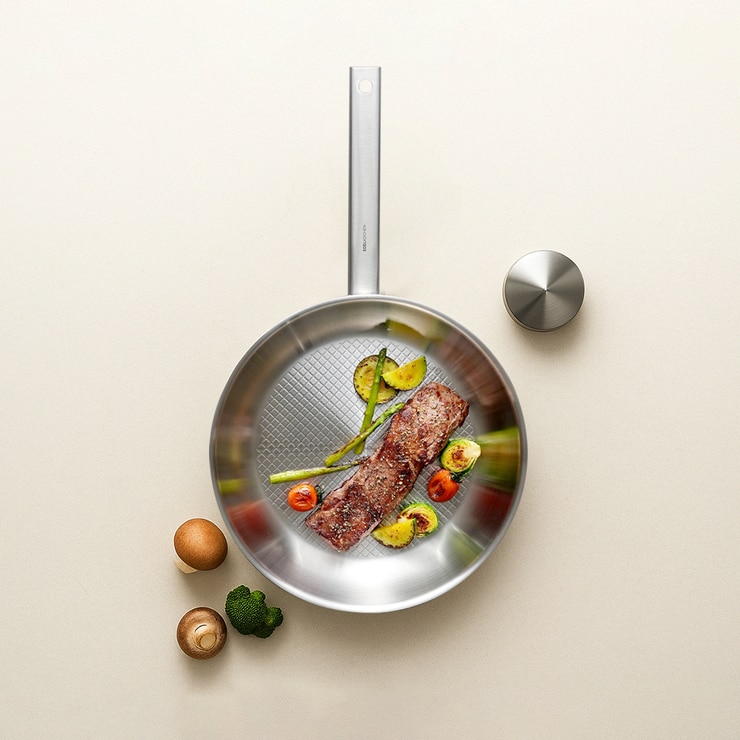 에델코첸 통 5중 스테인리스 엠보 프라이팬 28cm