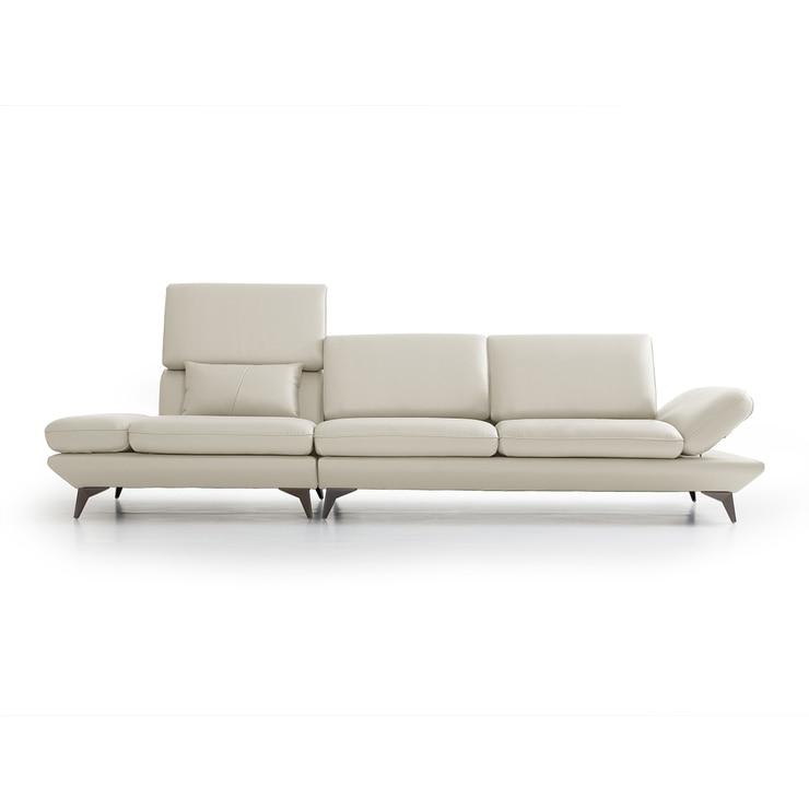 UND 에디션 NA6 천연 통가죽 소파 4인