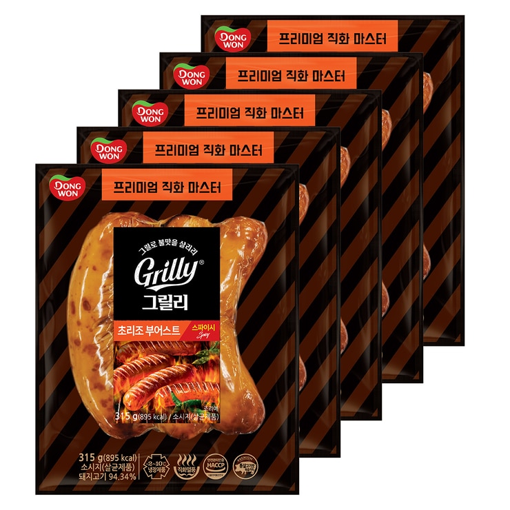 동원그릴리직화초리조부어스트 315g x 5
