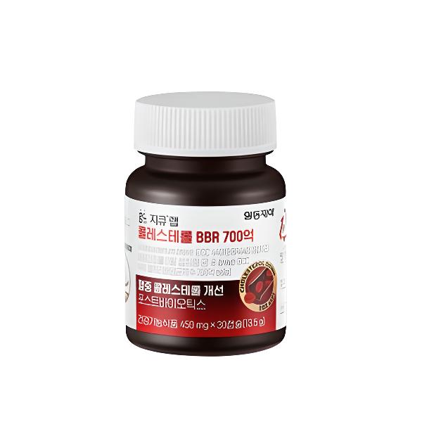 지큐랩 콜레스테롤 BBR 700억 30캡슐