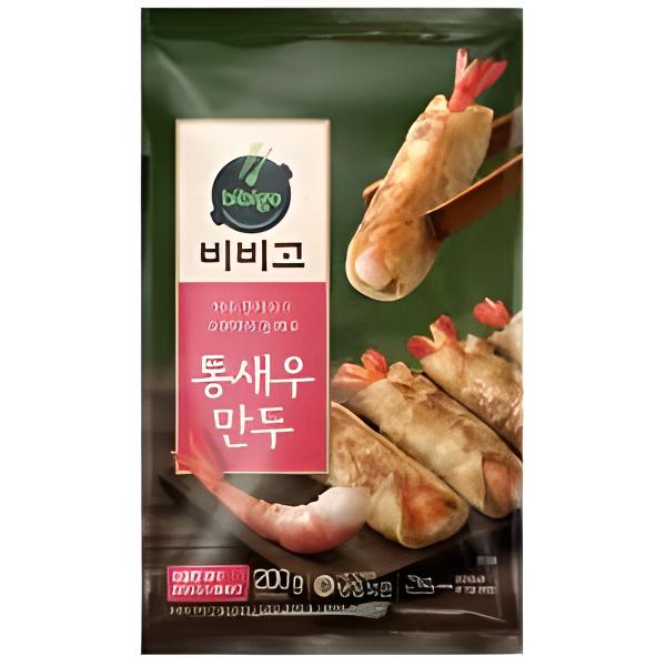 BIBIGO 비비고 통새우 만두 200G X 4 (800G)