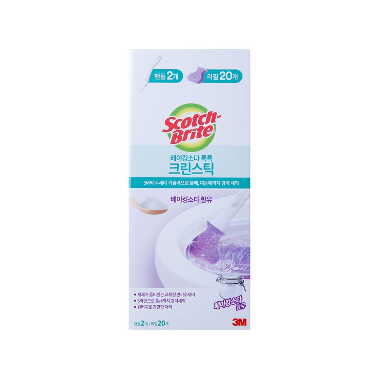 스카치브라이트베이킹소다변기크린스틱/최소구매 2