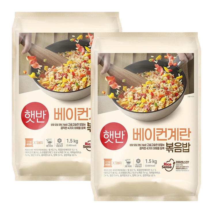CJ 햇반베이컨계란볶음밥1.5kg x 2