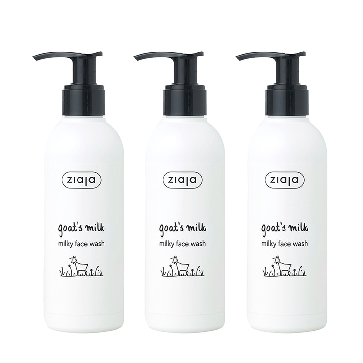 지아자 산양유 클렌징 젤 200ml x 3