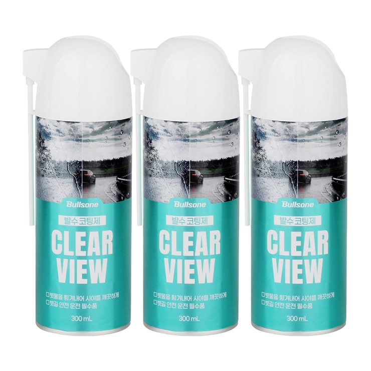 불스원 클리어뷰 발수코팅제 300ml 3개