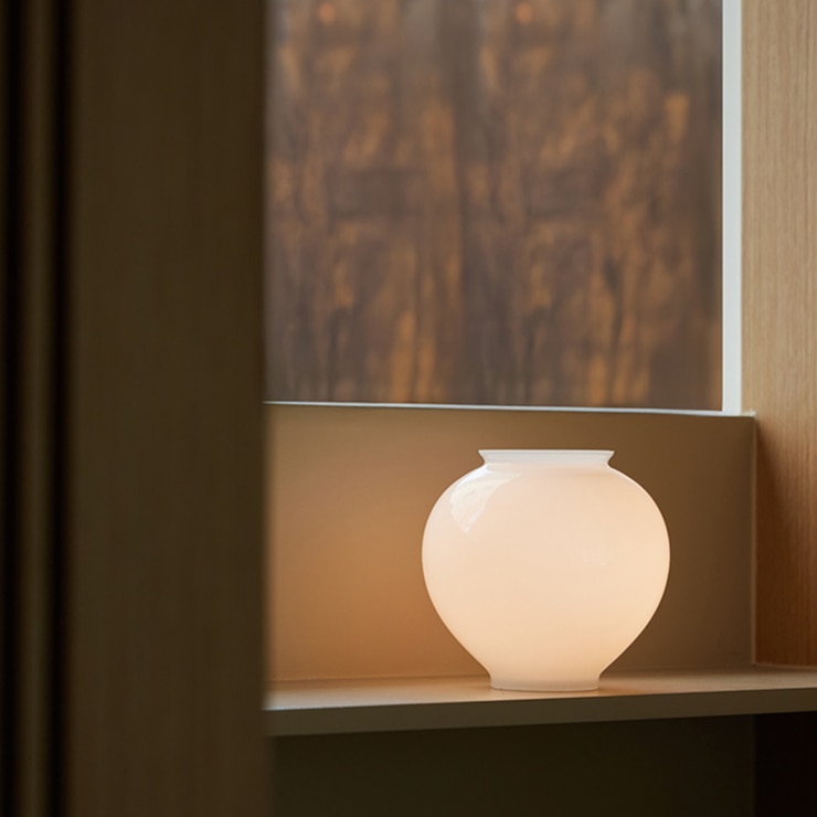 스피아노 아르보 달항아리 모션인식 LED 무선 조명