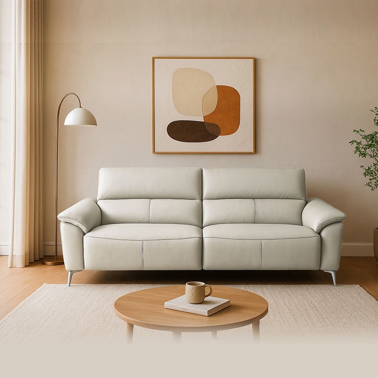 HTL 헤이븐 듀얼 리클라이너 소파 3인