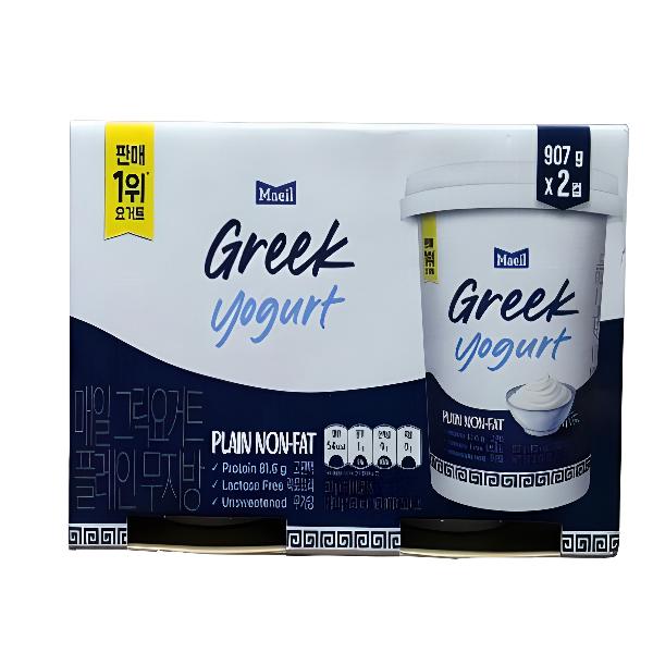 매일 무지방 그릭 요거트907GX2(플레인)