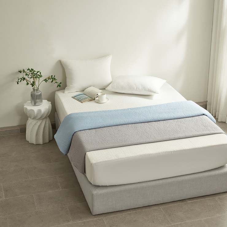 루마인 홈 순면 방수 매트리스 커버 - 퀸