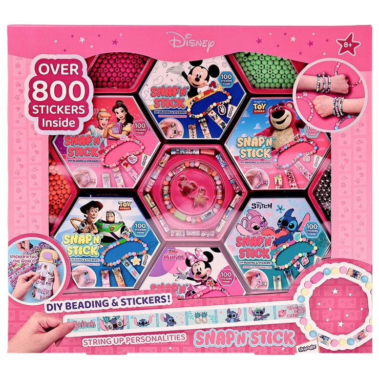 디즈니 스냅 앤 스틱 팔찌 만들기 세트