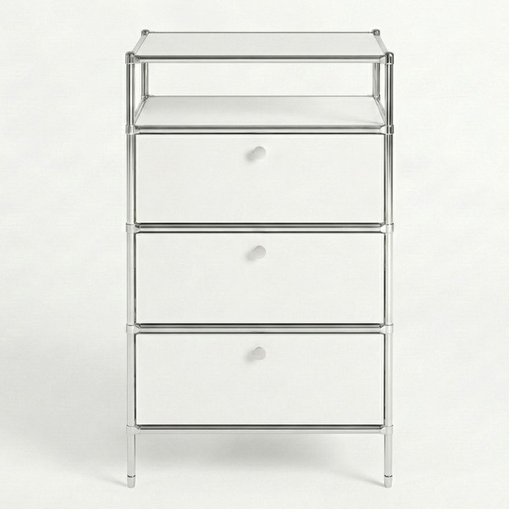 더원 모듈 3단 오픈 서랍장