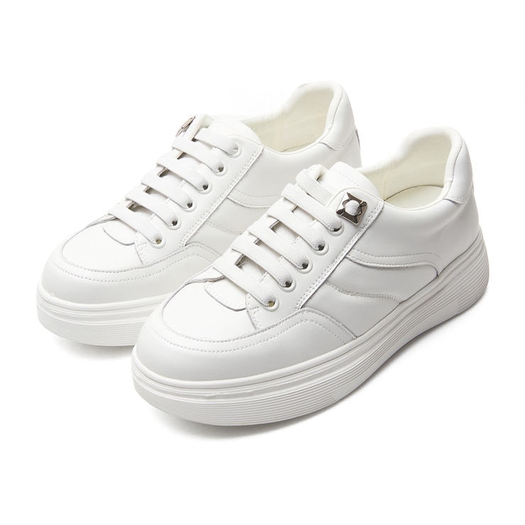 엘리자베스스튜어트 레더 라인 스니커즈