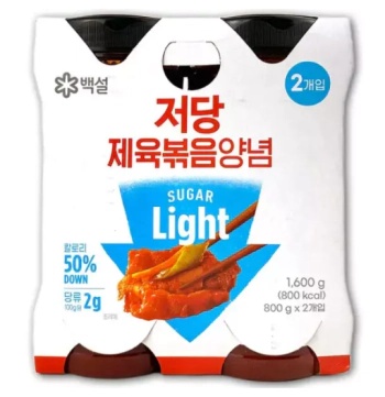 백설 저당제육볶음소스 800GX2